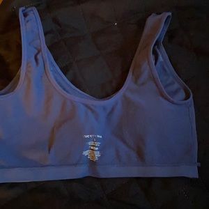 Like new Lucky Brand blue size Large sports bra